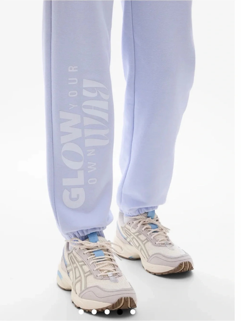 Athleta Girl Gossamer Blue Relaxed Jogger Sweatpants Sz L (12) NEW